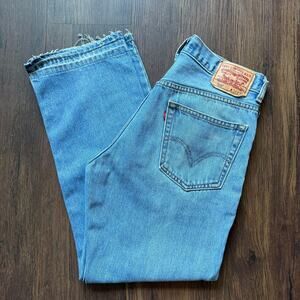 Levi’s 505 Regular Fit Jeans Light Wash Men’s 33x30 Straight Leg Denim